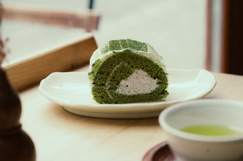 Mochi glacé matcha et framboise
